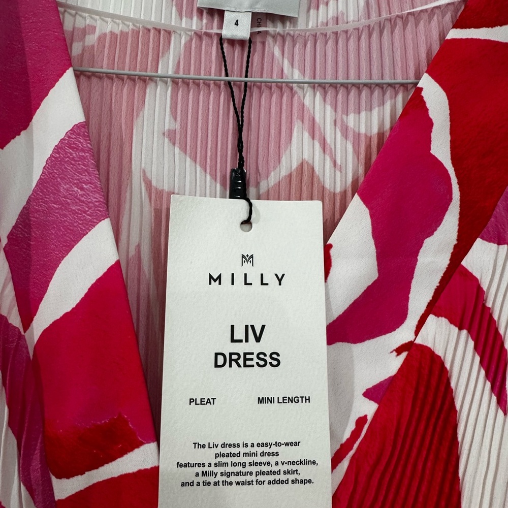 Milly Pleated Dress - Picture 3 of 6